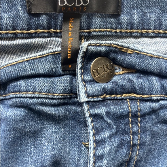 BCBG Women's Light Blue, Boot Cut Jeans with Back Pocket Embroidery - Picture 3 of 4